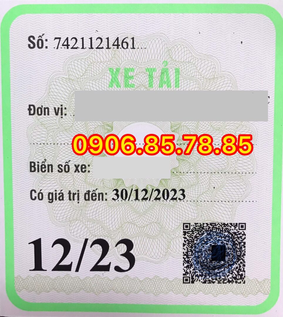 PHU HIEU XE TAI KINH DOANH