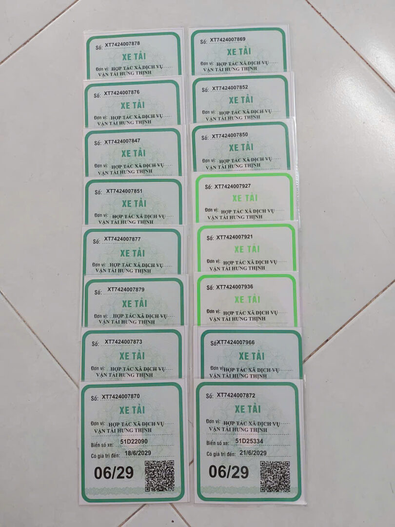 Dịch vụ làm phù hiệu xe htx Hưng Thịnh - Hotline: 0906 85 78 85