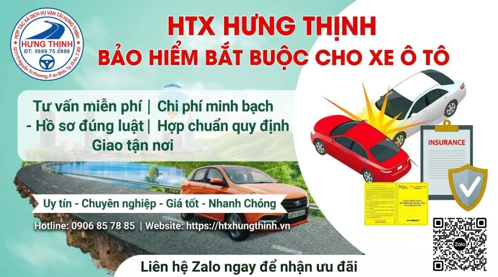 Bảo hiểm bắt buộc cho xe ô tô - HTX Hưng Thịnh