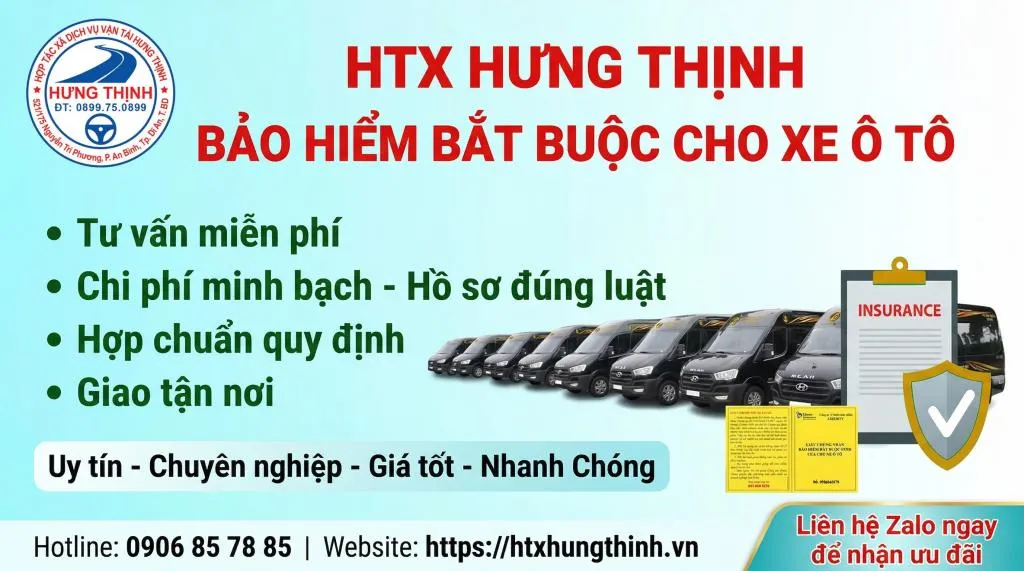 Bảo hiểm bắt buộc cho xe ô tô - HTX Hưng Thịnh