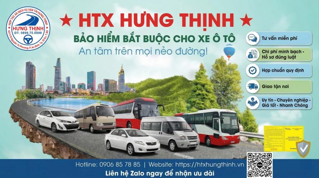 Bảo hiểm bắt buộc cho xe ô tô - HTX Hưng Thịnh