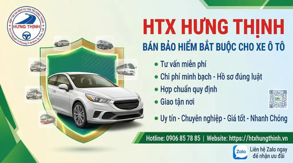 Bảo Hiểm Xe Ô Tô - HTX Hưng Thịnh