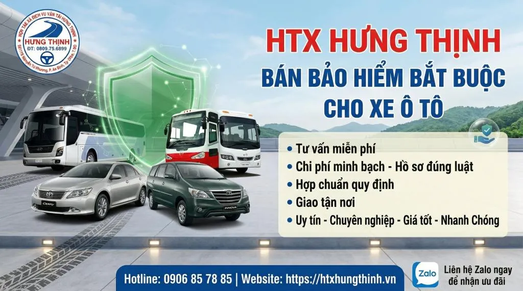 Bảo Hiểm Xe Ô Tô - HTX Hưng Thịnh