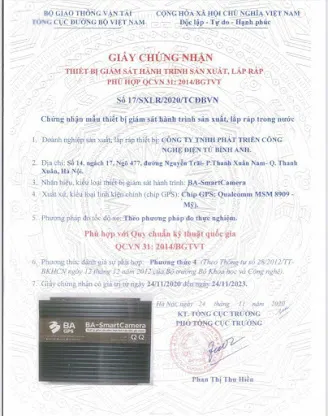 camera giam sat o to cao cap tich hop giam sat hanh trinh ba smartcamera 6