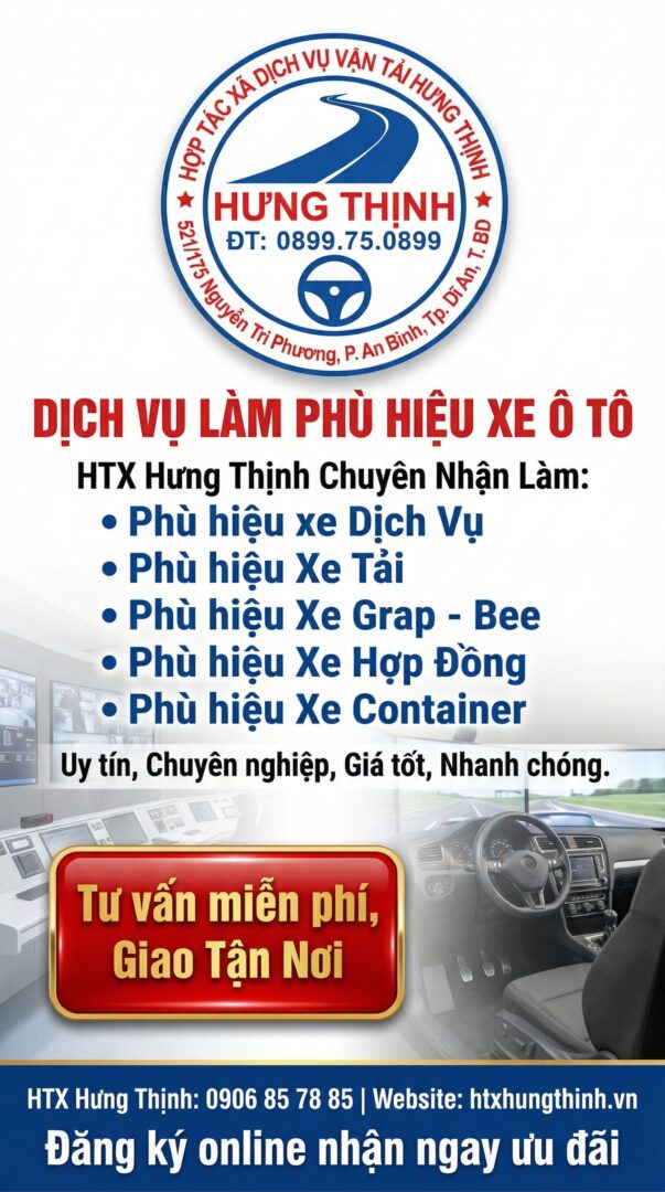 Dịch vụ làm phù hiêu xe ô tô